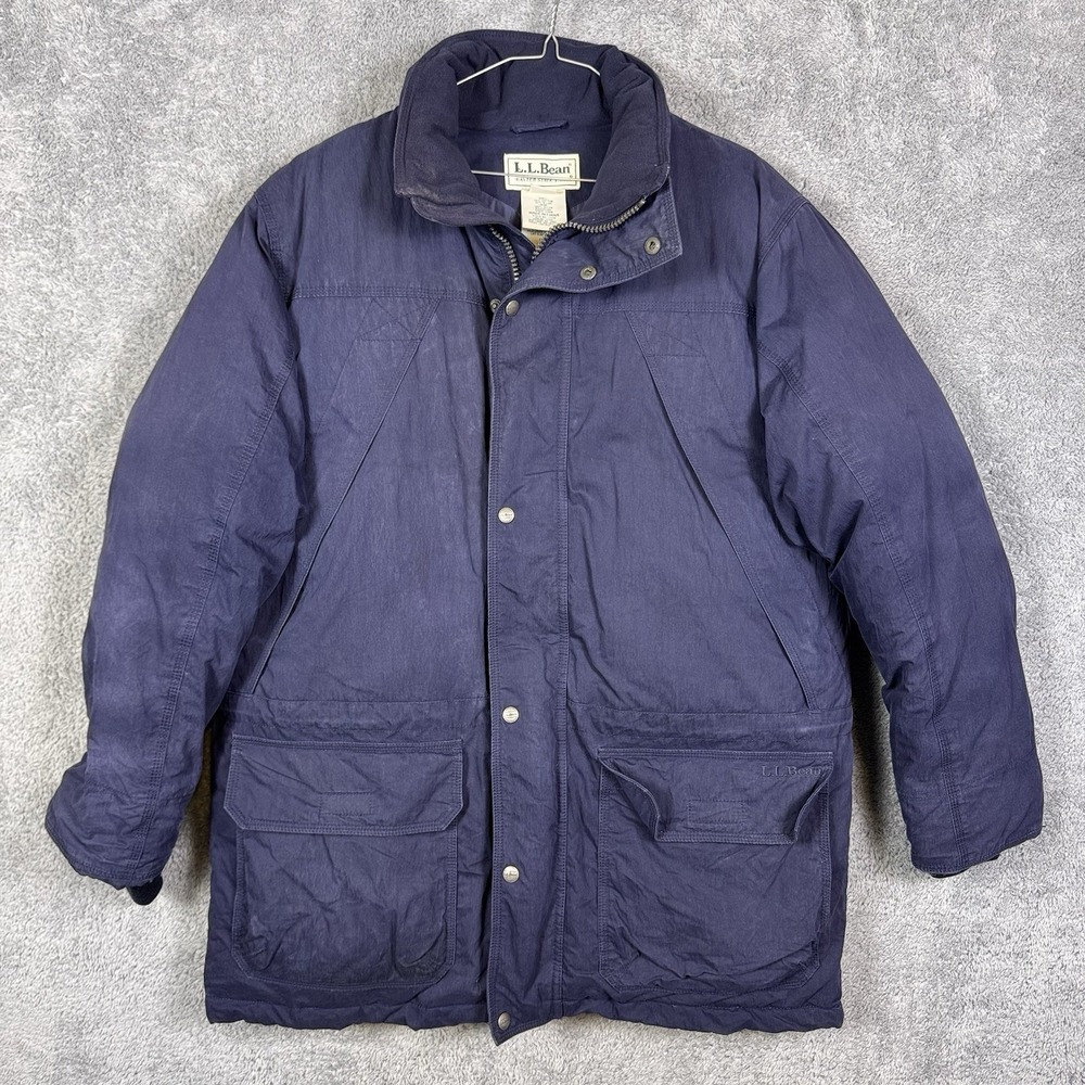 LL Bean Baxter State Parka Jacket Mens Medium Goose Down Winter Coat Outdoors‎